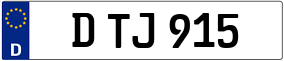 Truck License Plate